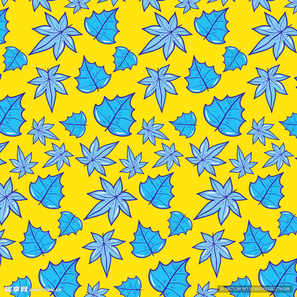 卡通叶子图片背景