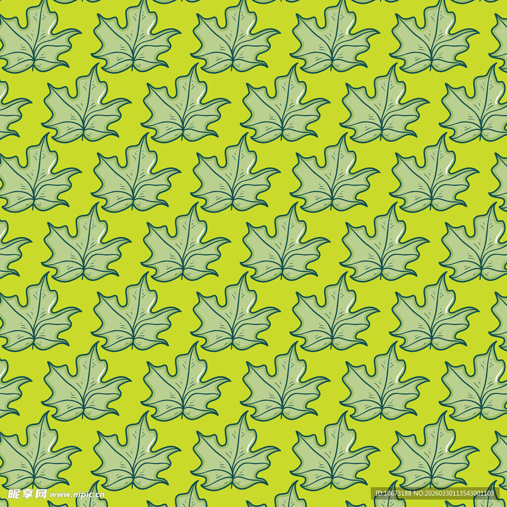 卡通叶子图片背景