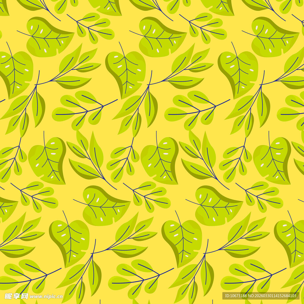 卡通叶子图片背景