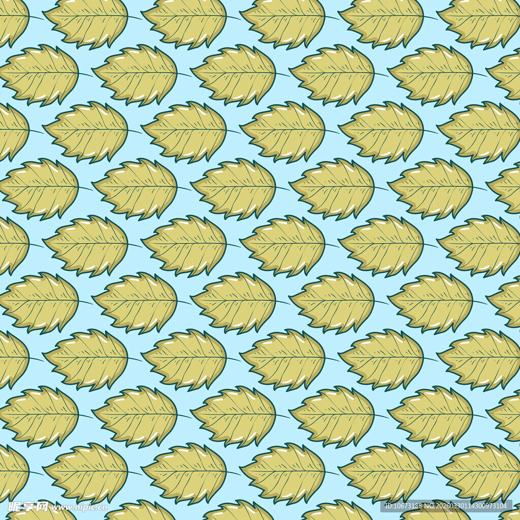 卡通叶子图片背景