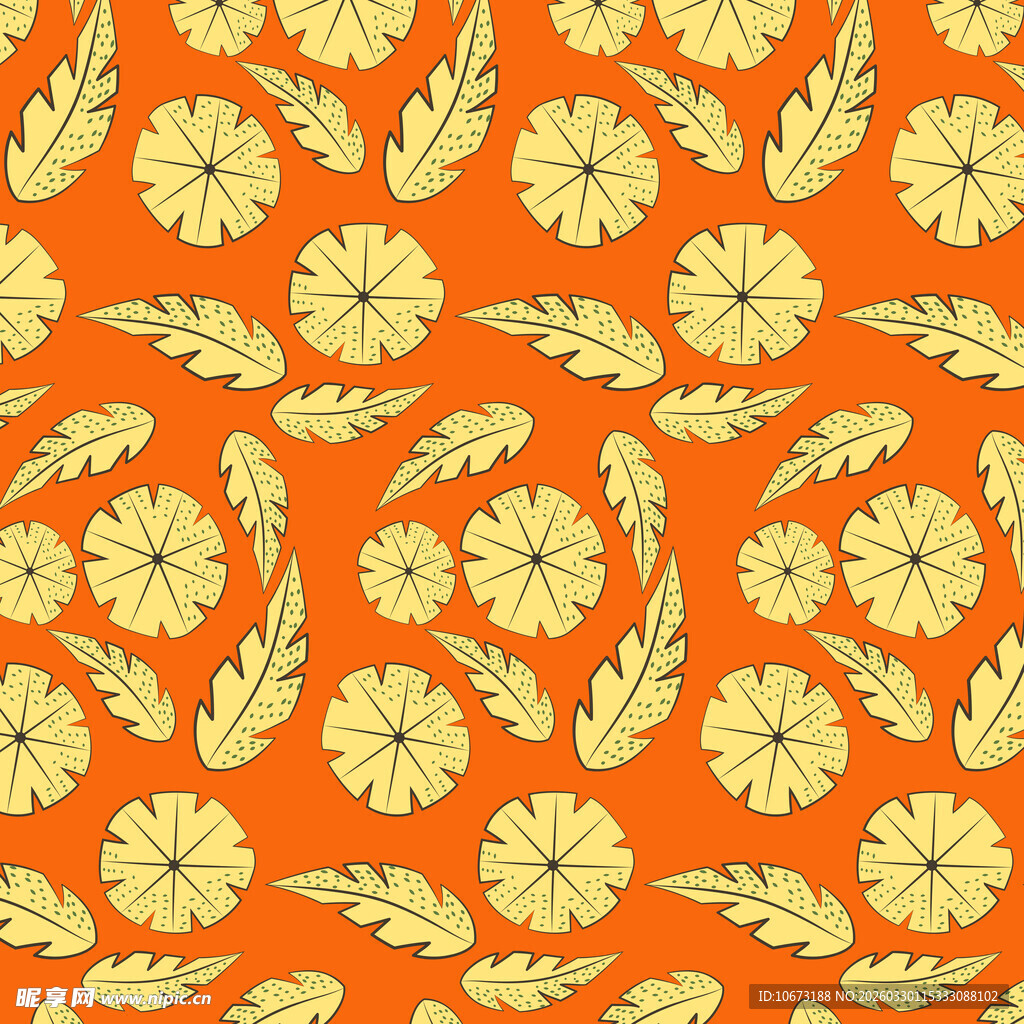 卡通叶子图片背景
