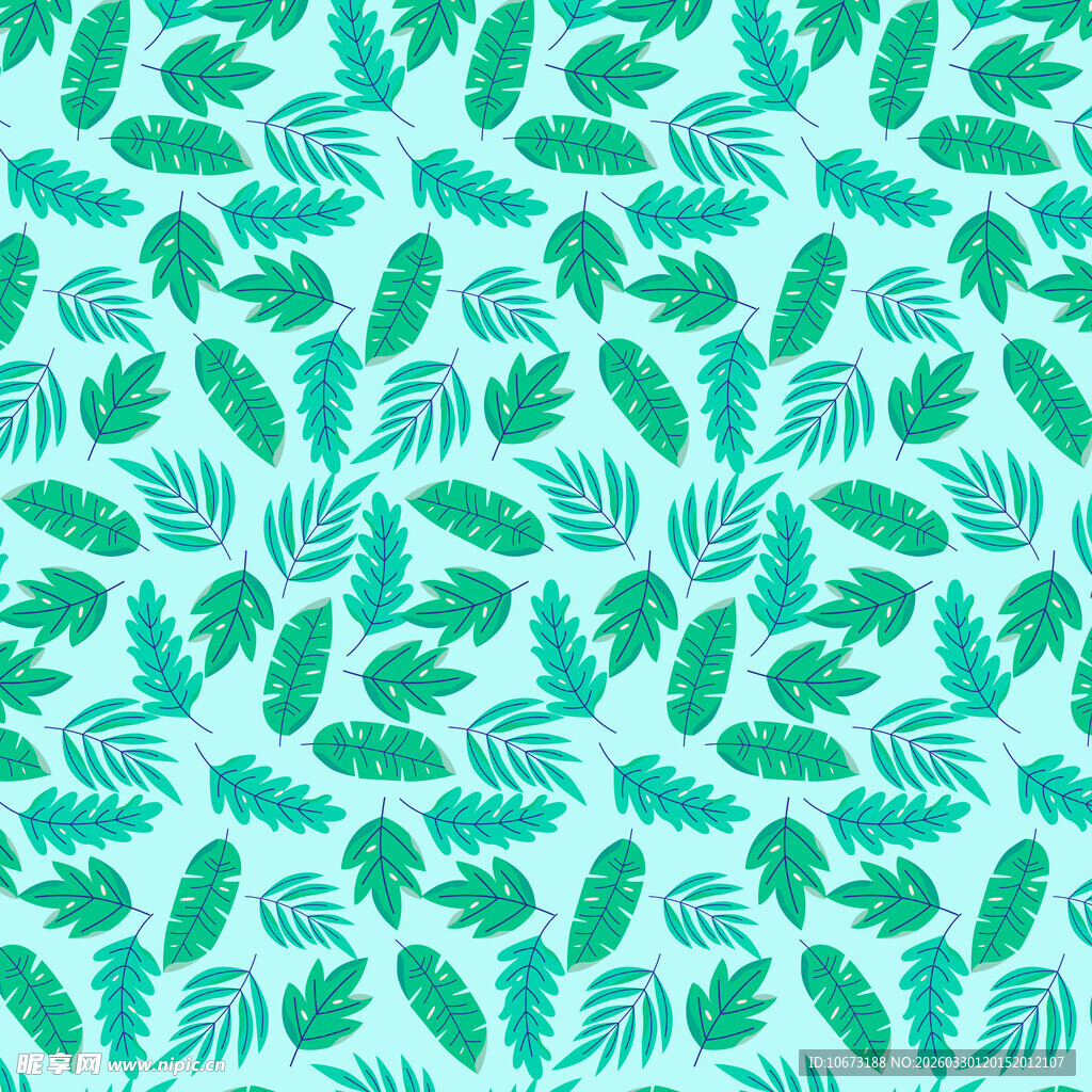 卡通叶子图片背景