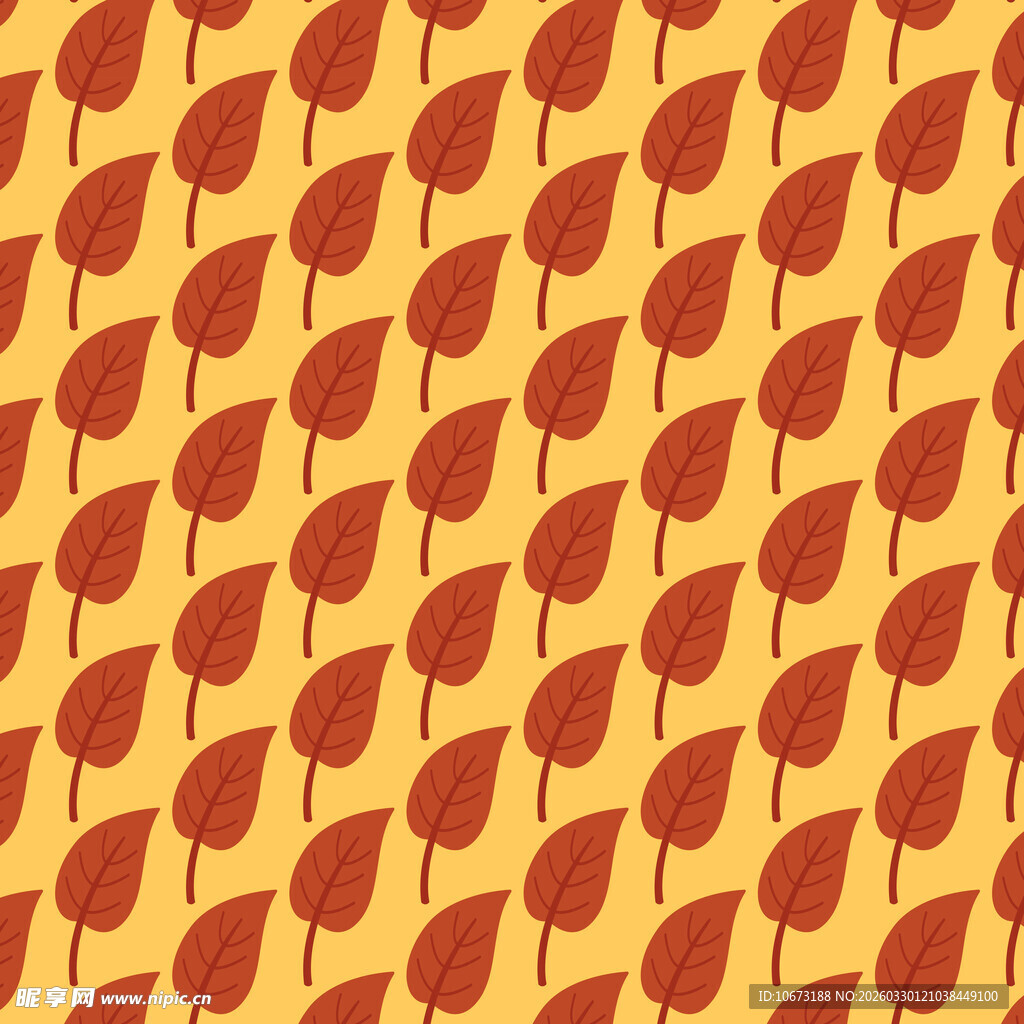 卡通叶子图案背景