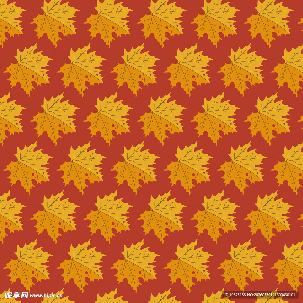 卡通叶子图案背景