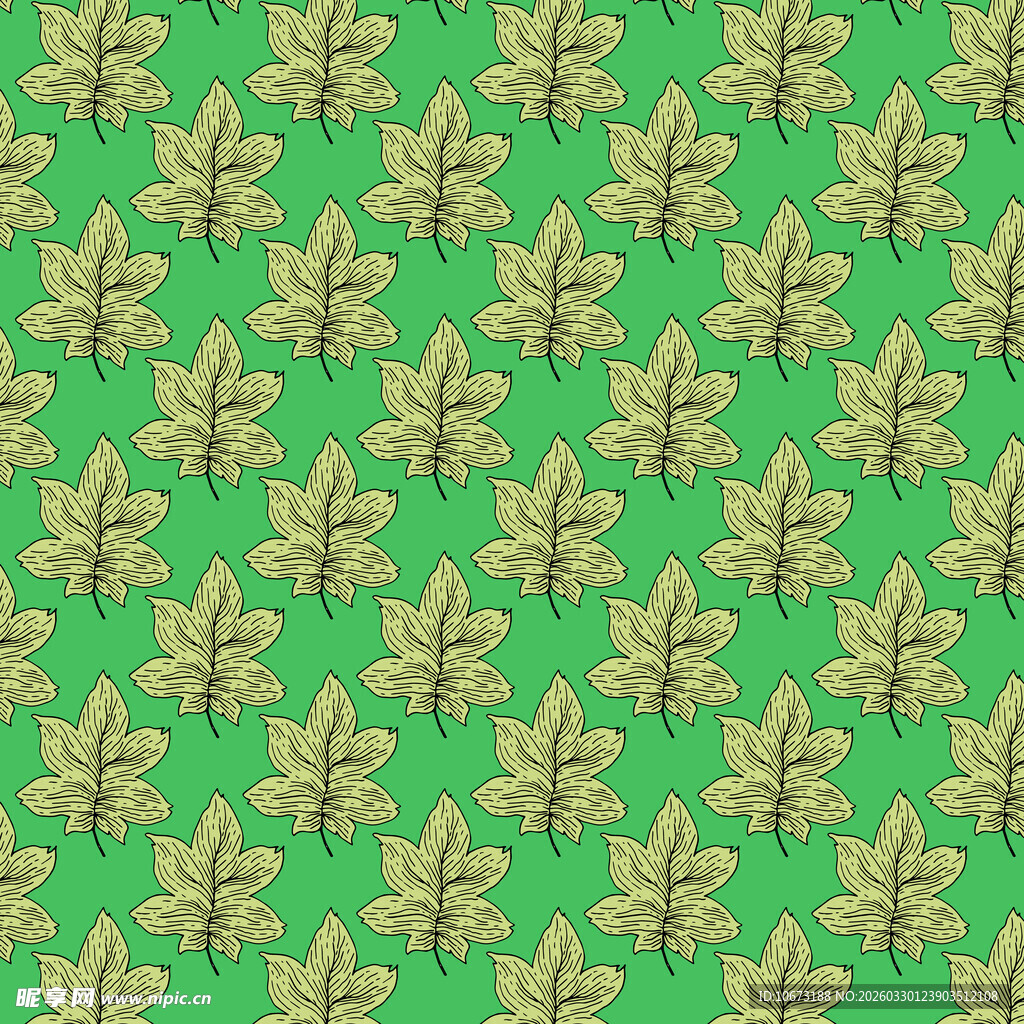 叶片图案背景