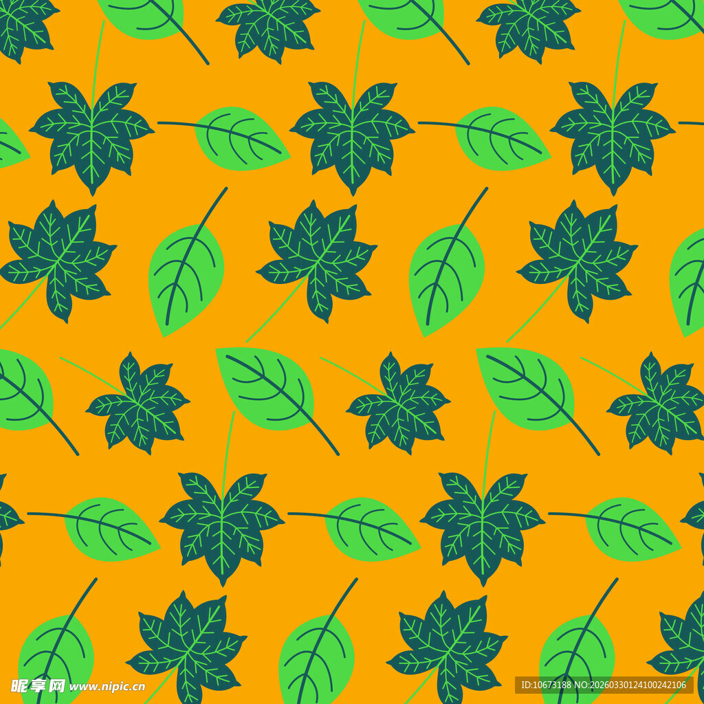 叶片图案背景