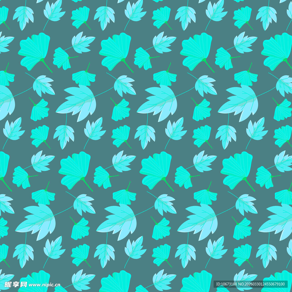 叶片图案背景