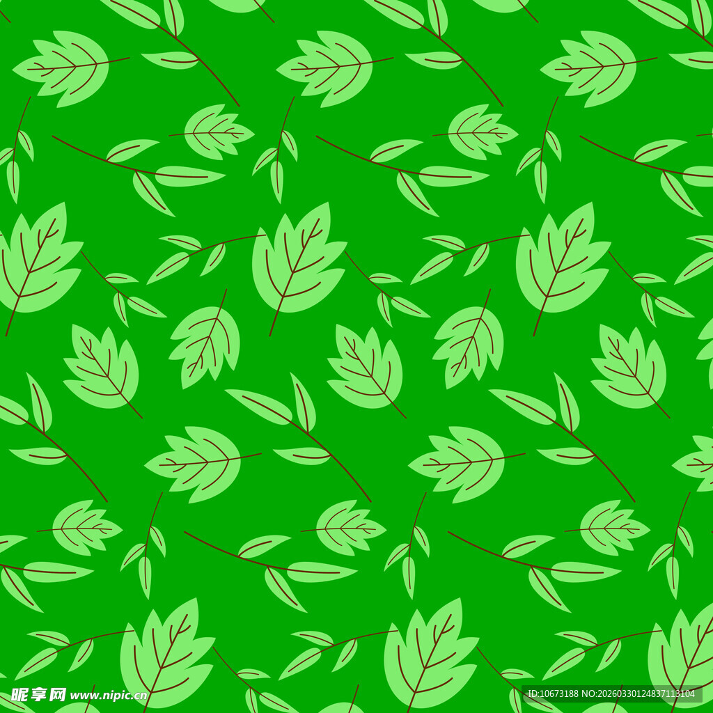 叶片图案背景