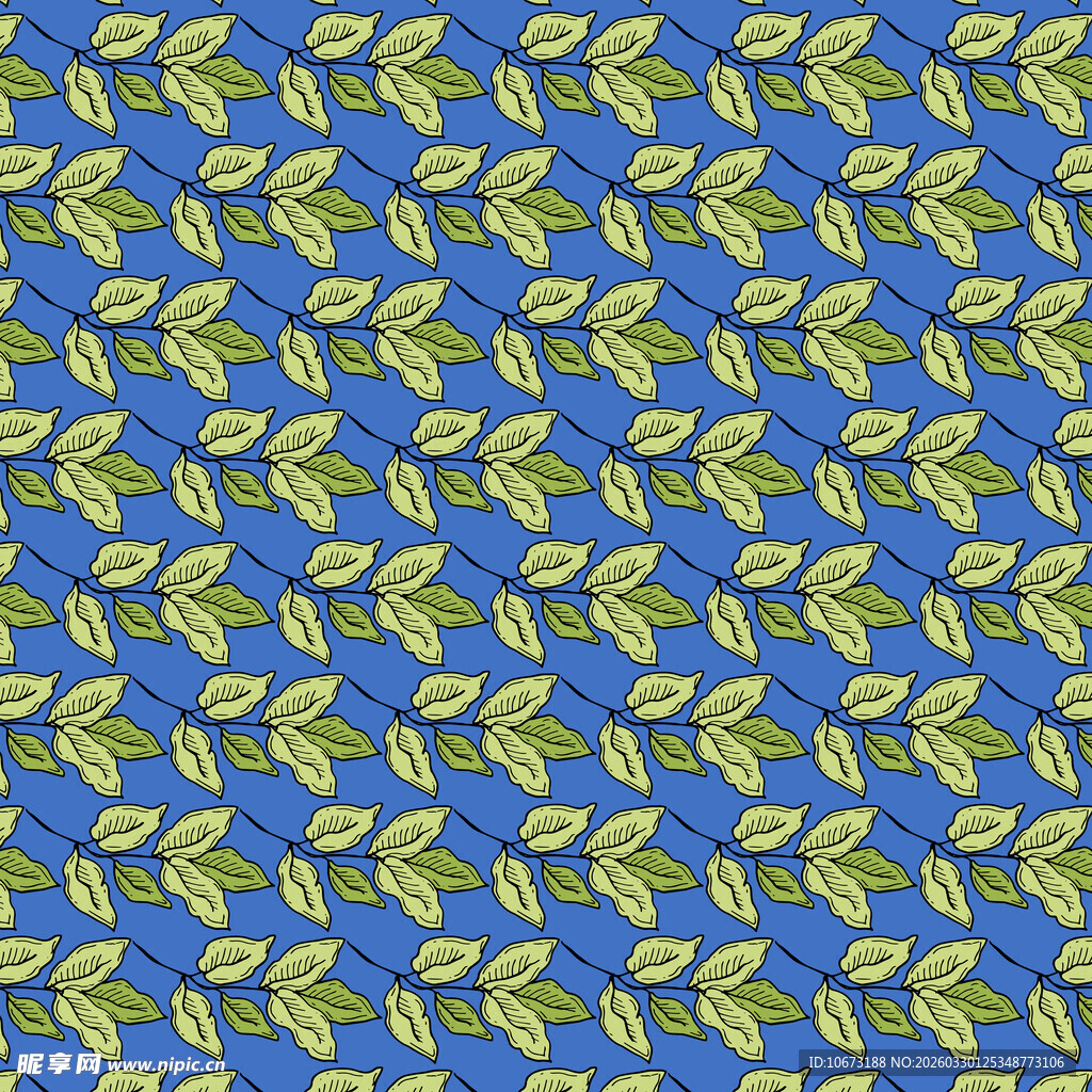 叶片图案背景