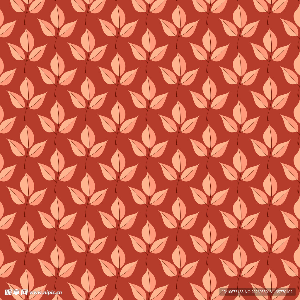 叶子图案背景样式