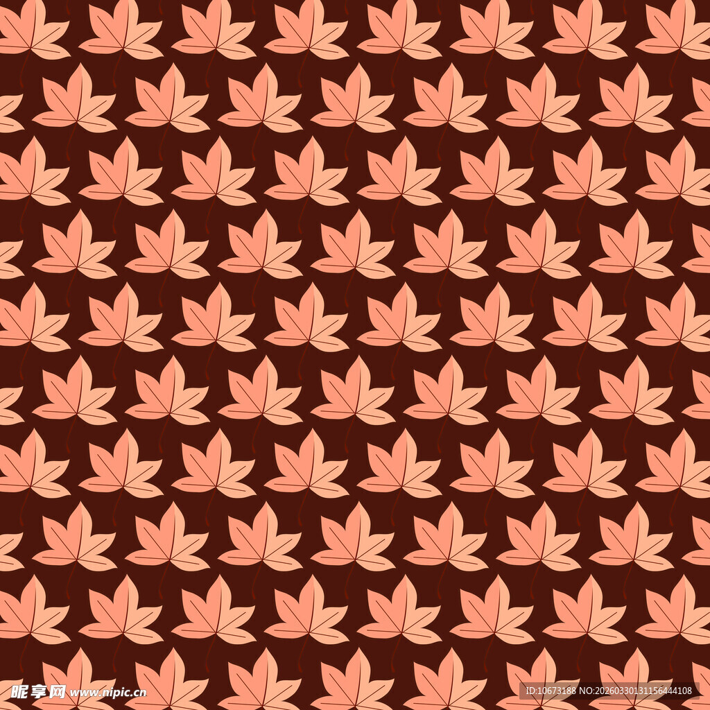 叶子图案背景样式