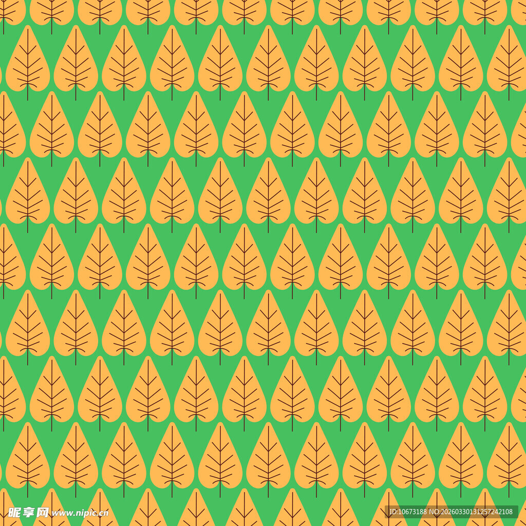 叶子图案背景样式