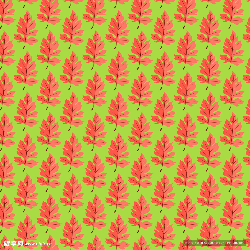 叶子图案背景样式