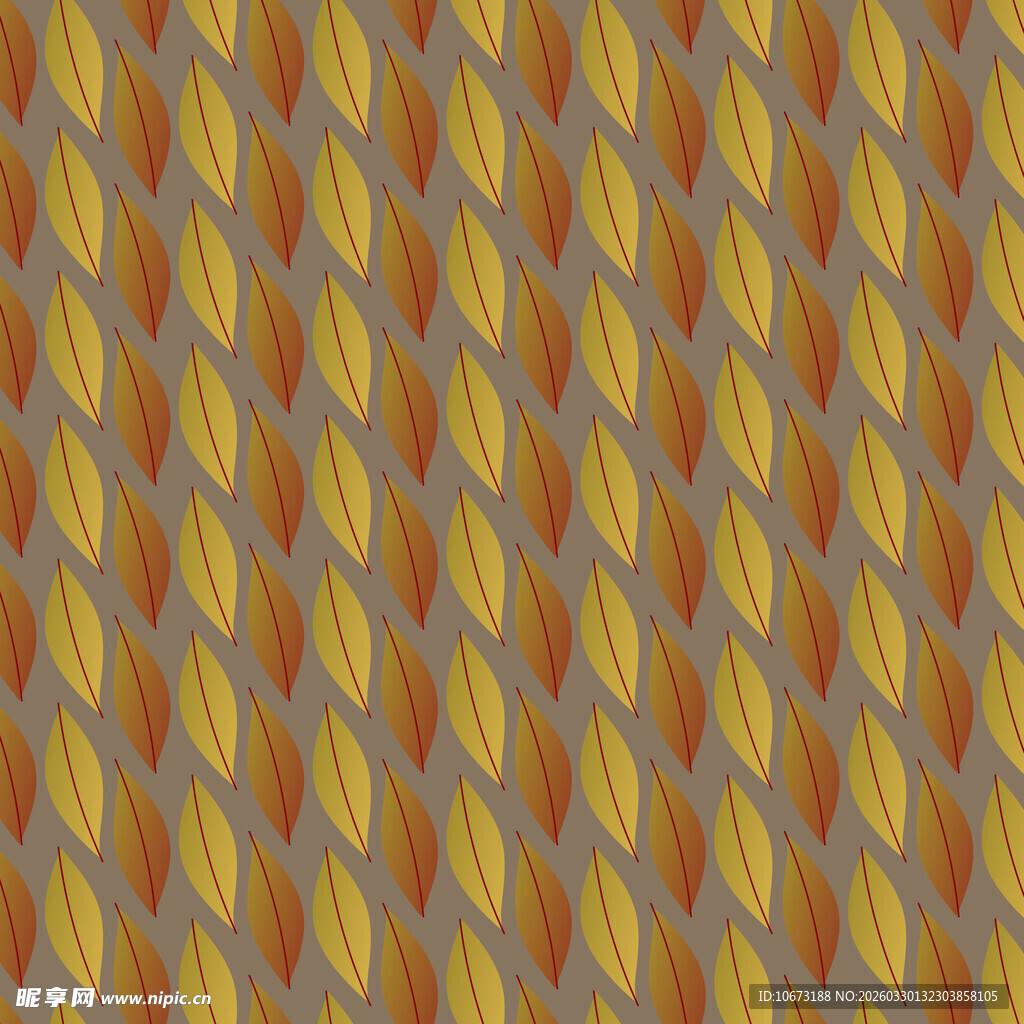 叶子图案背景样式