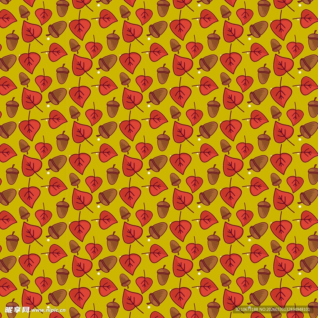 叶子图案背景样式