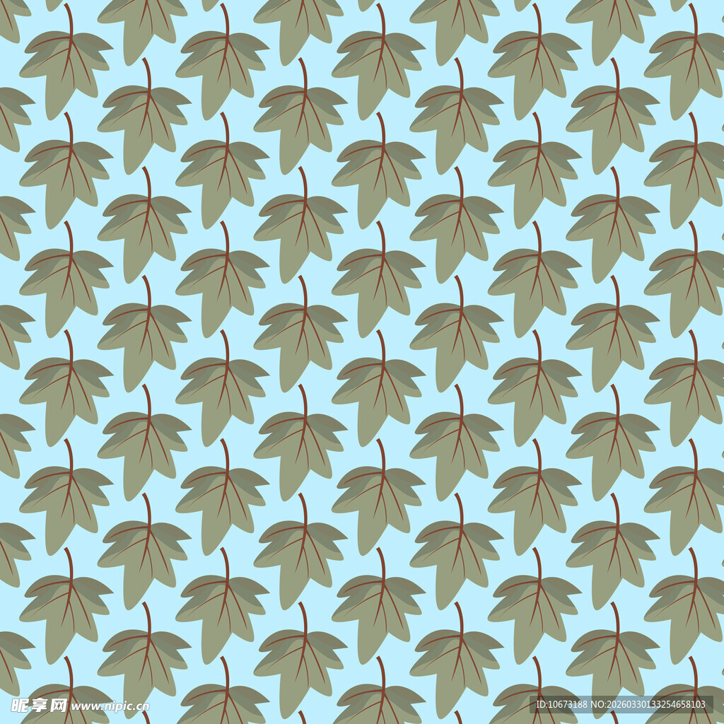 叶子图案背景样式