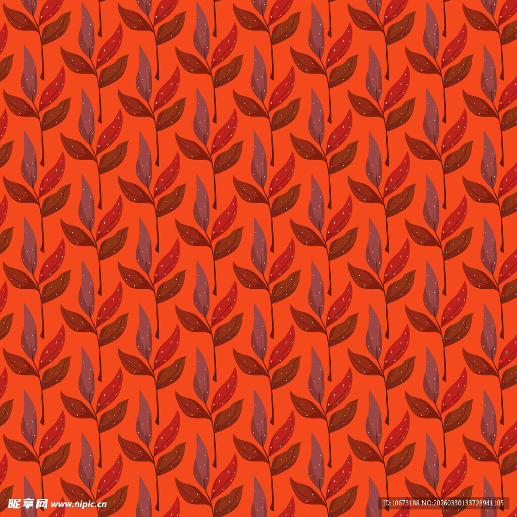 叶子图案背景样式