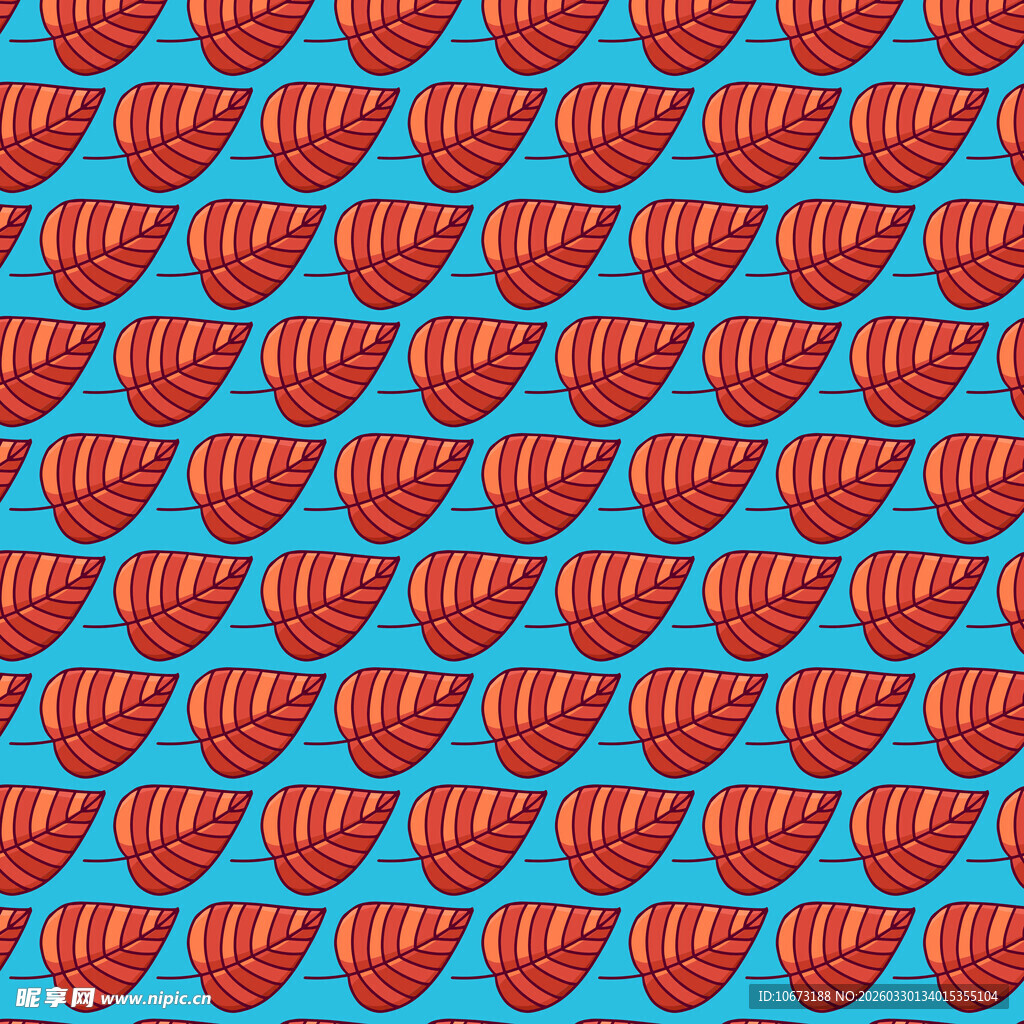 叶子图案背景样式