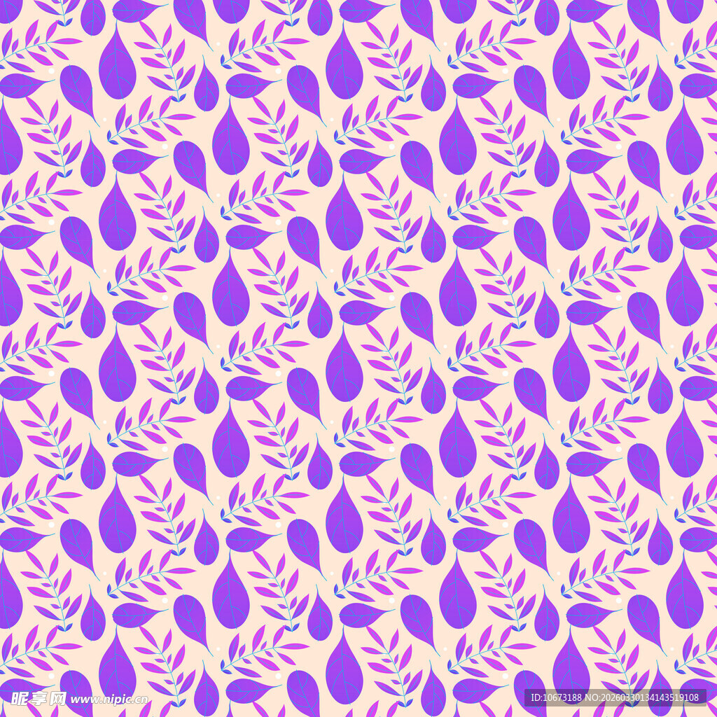 叶子图案背景样式