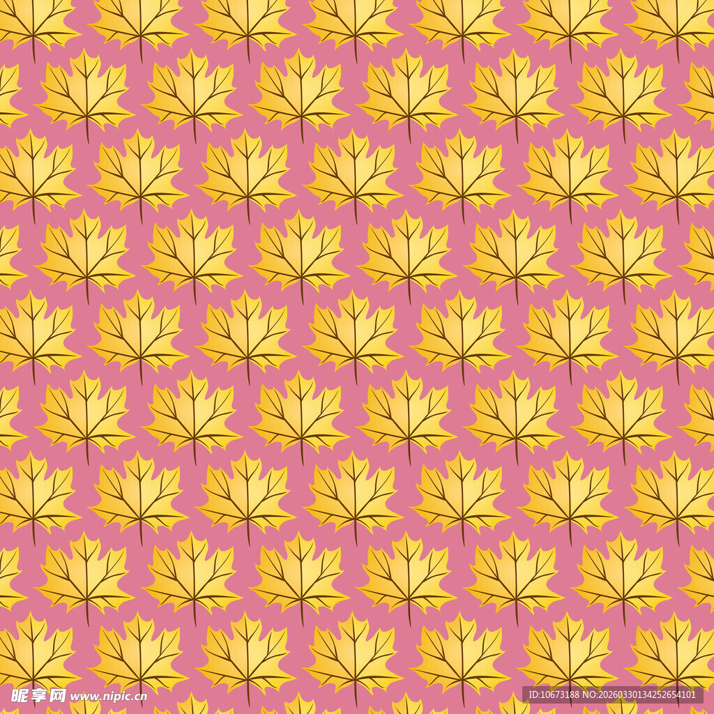 叶子图案背景样式