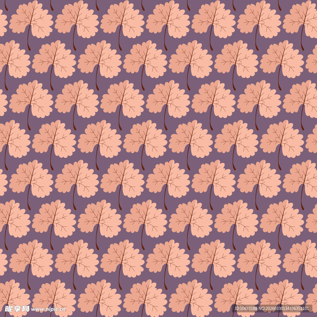 叶子图案背景样式