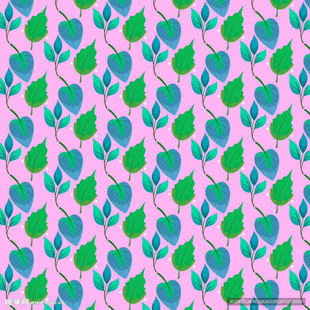 叶子图案背景