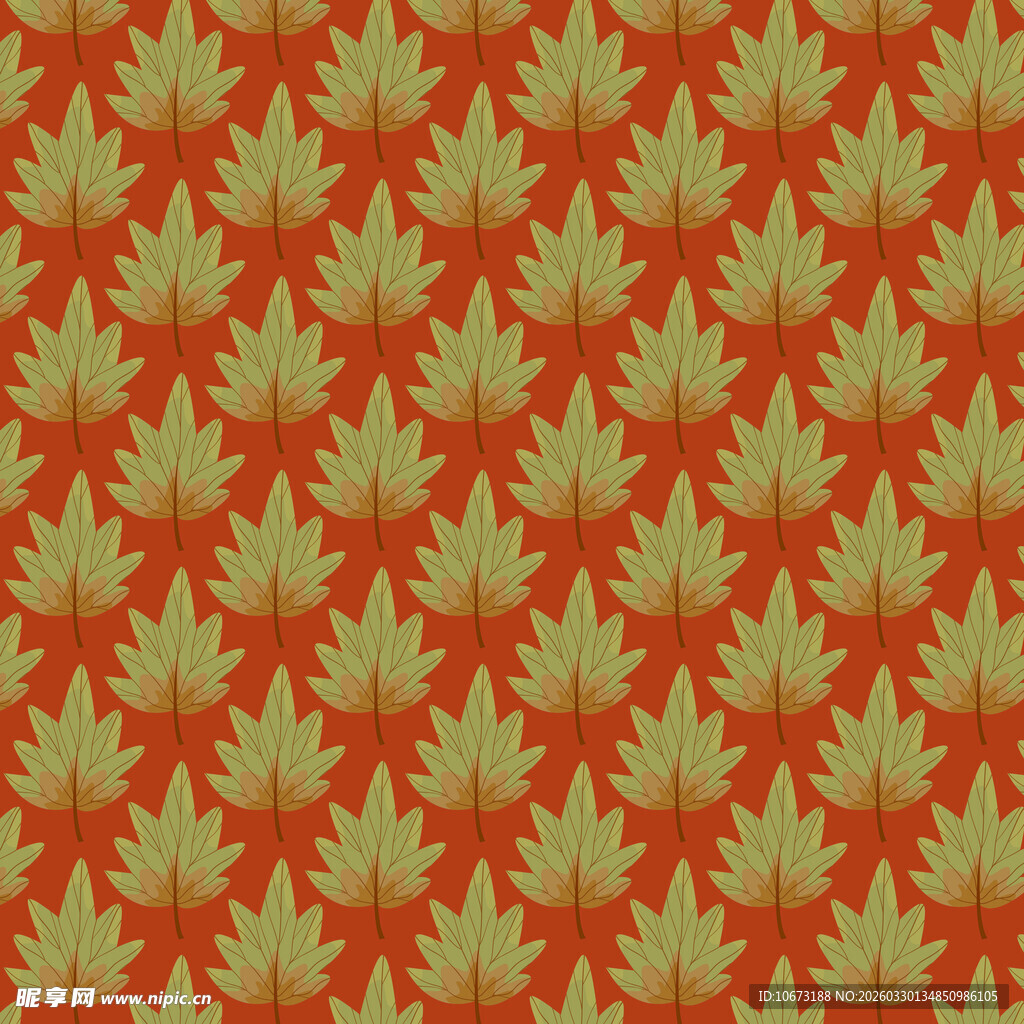 叶子图案背景