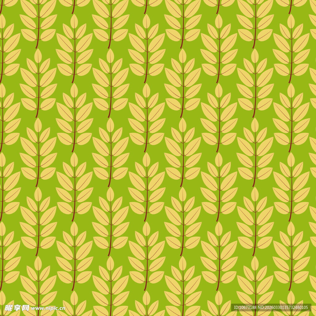 叶子图案背景
