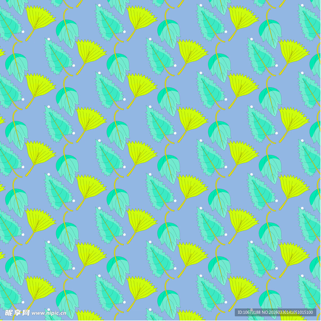 叶子图案背景