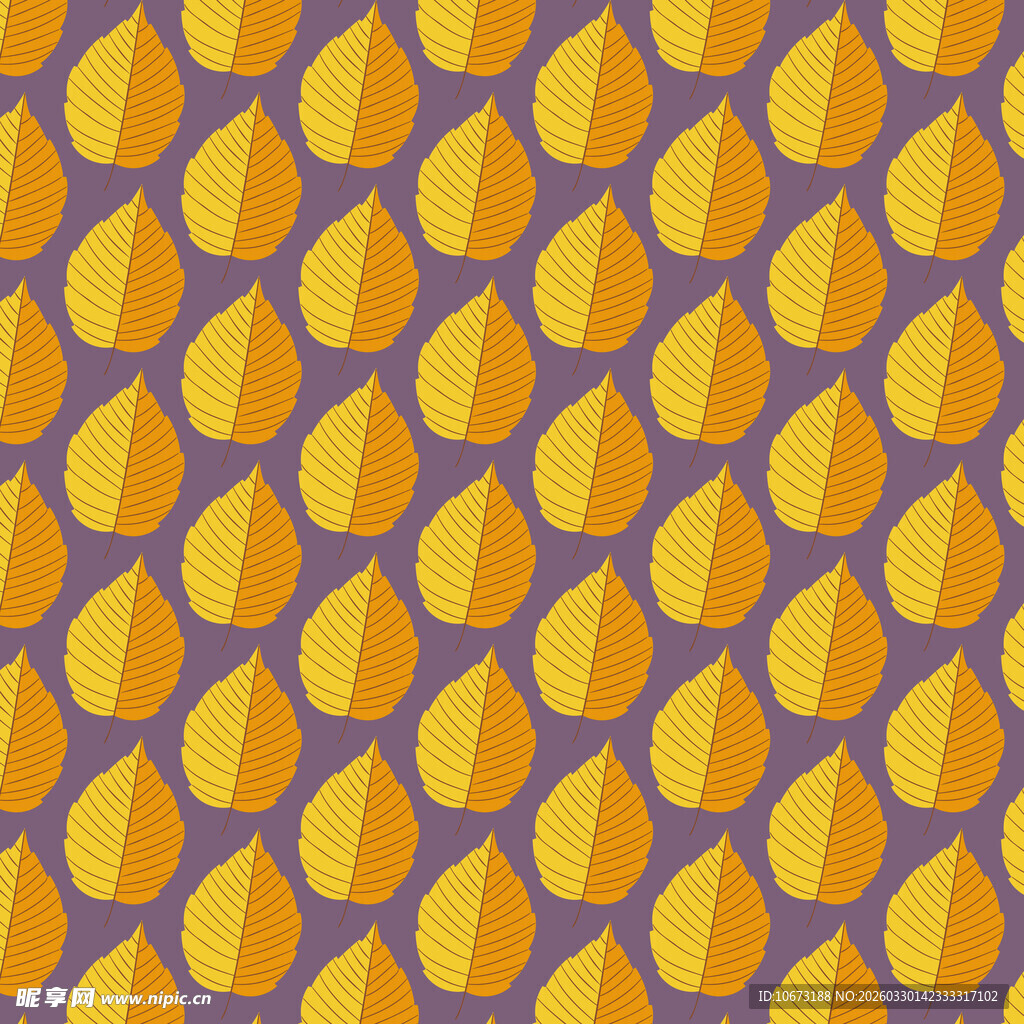 卡通叶子图案背景