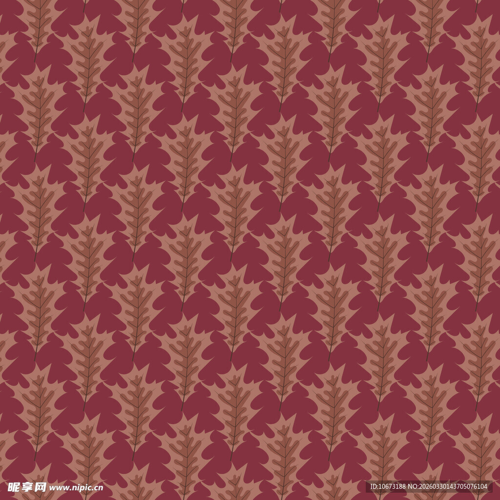 卡通叶子图案背景