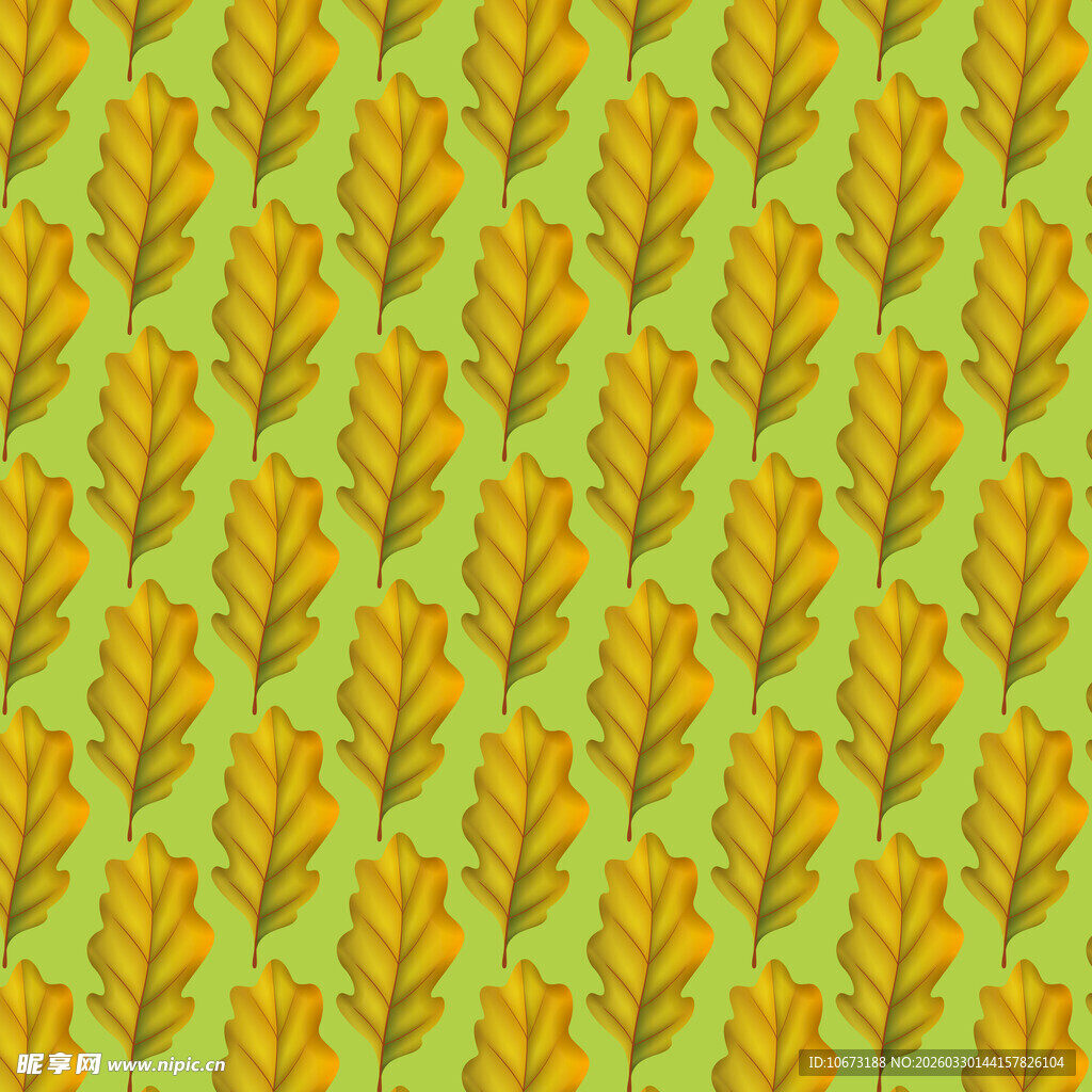 卡通叶子图案背景