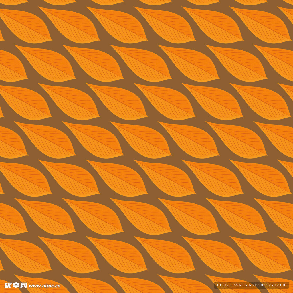 卡通叶子图案背景