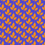 卡通叶子图案背景