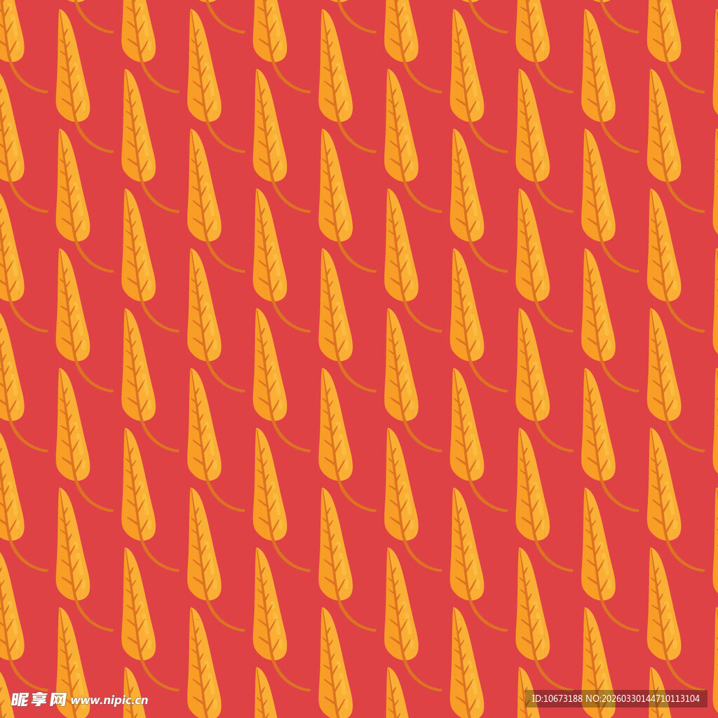 卡通叶子图案背景