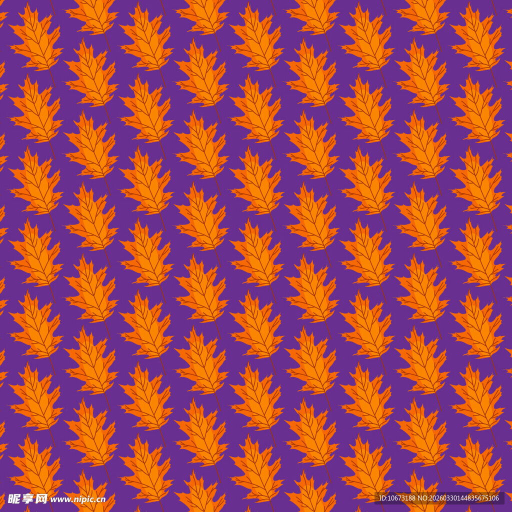 卡通叶子图案背景
