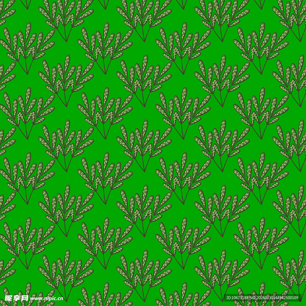 树叶图案背景