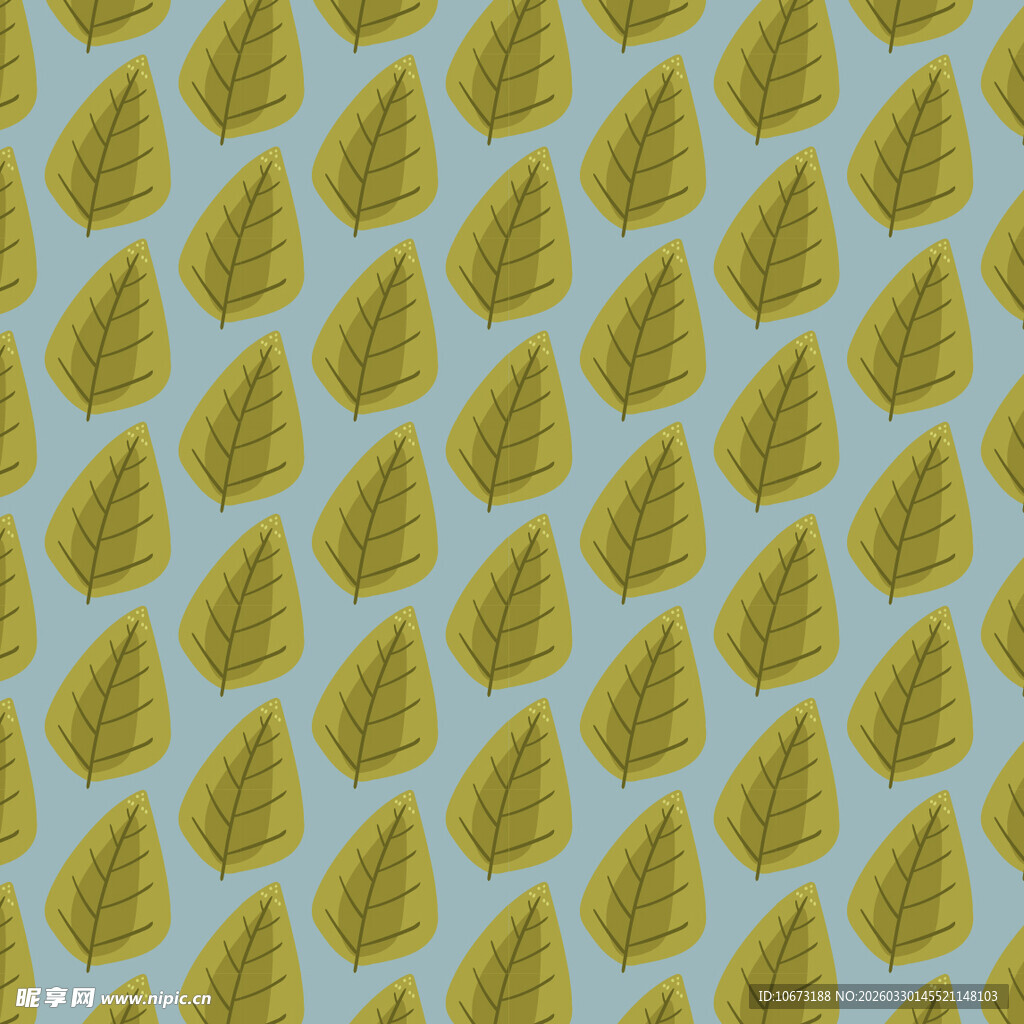 树叶图案背景