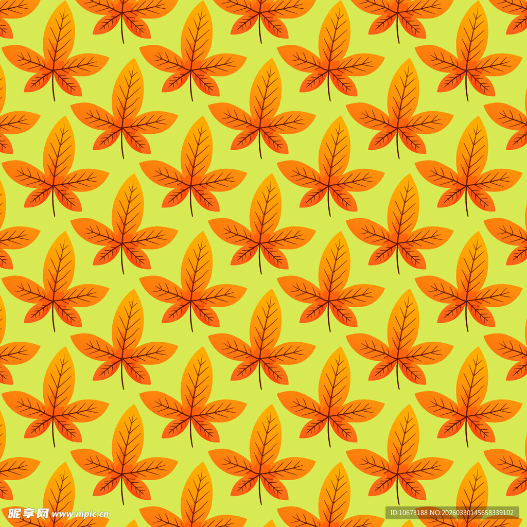 叶子图案背景