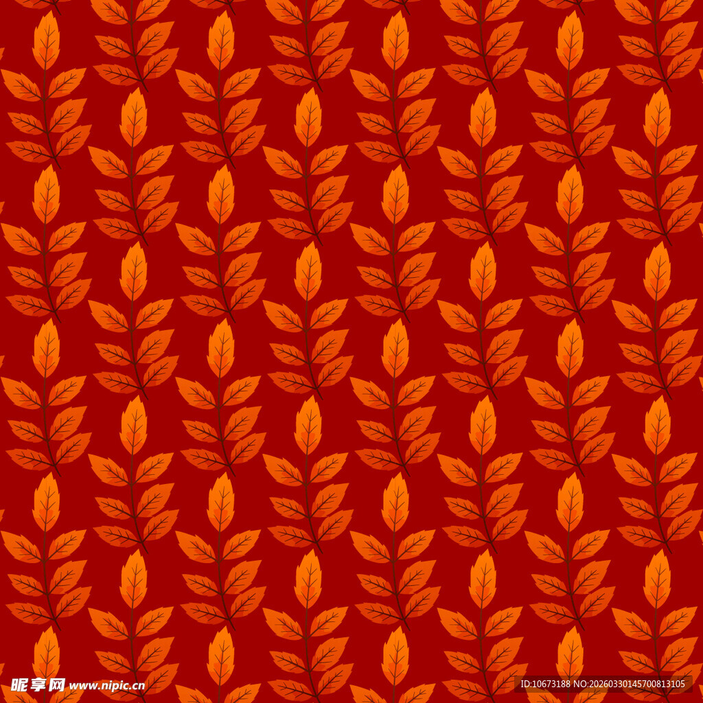 叶子图案背景