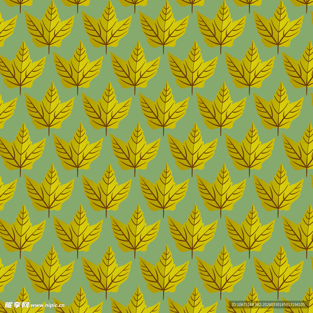 叶片图案背景
