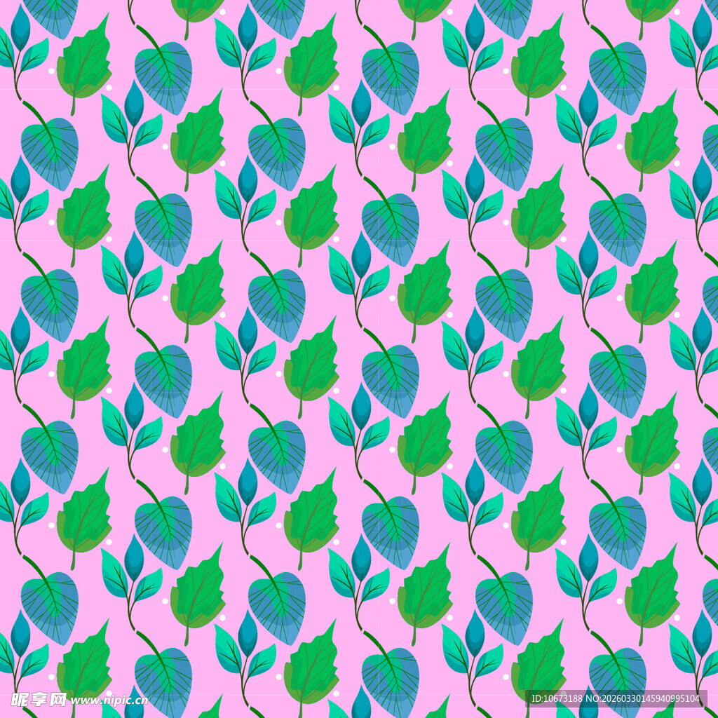 叶片图案背景