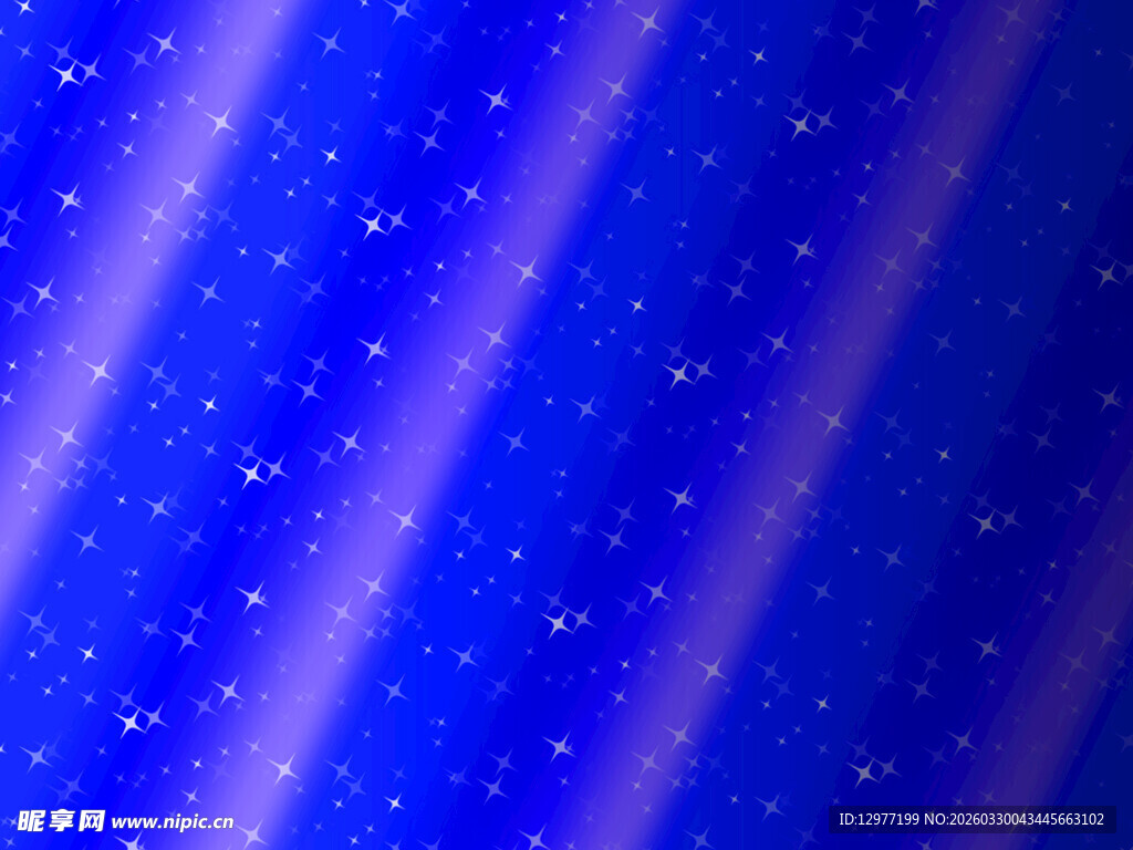 梦幻蓝色星空条纹背景