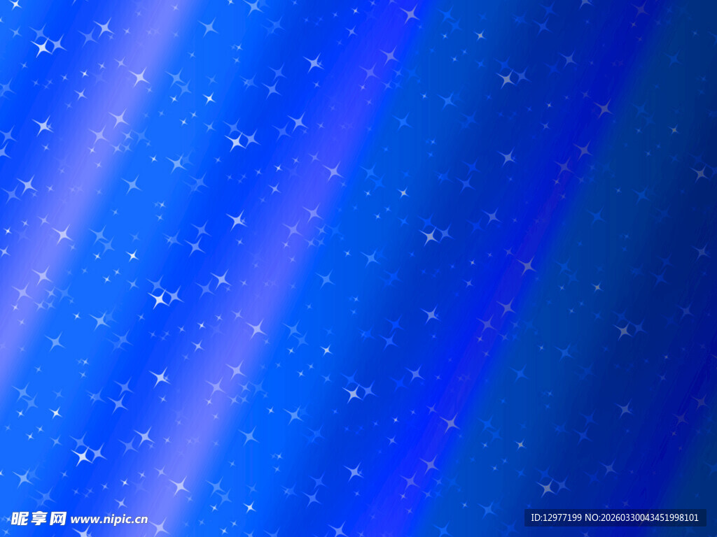 梦幻蓝色星光背景图