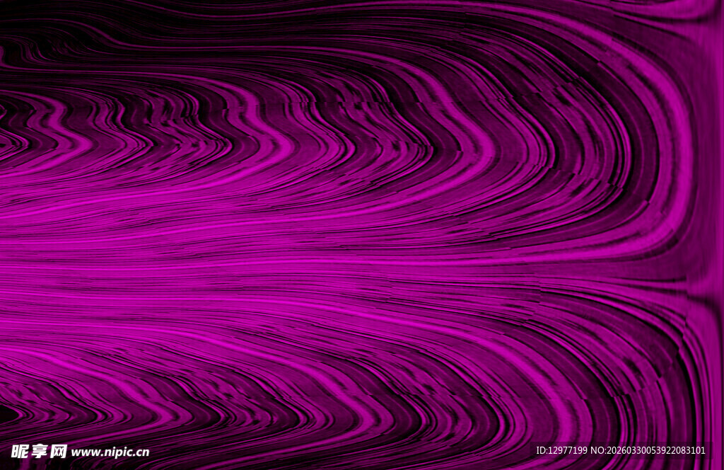 梦幻紫色彩带抽象背景图