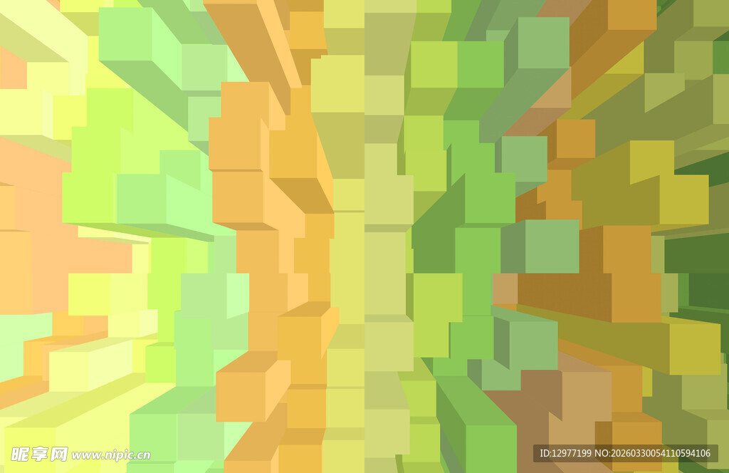 多彩方块几何背景图案