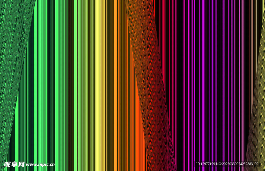 多彩竖条纹背景图案
