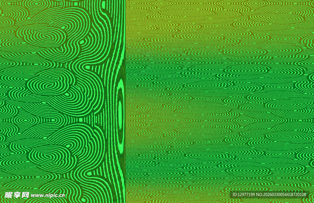 渐变绿色抽象纹理图案