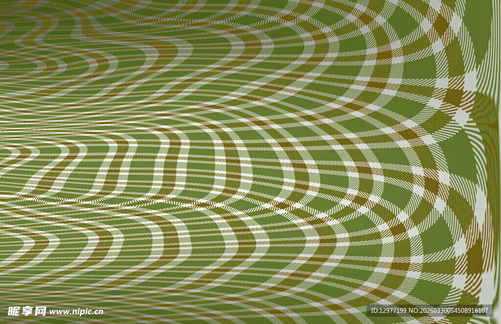 绿色几何线条抽象背景图