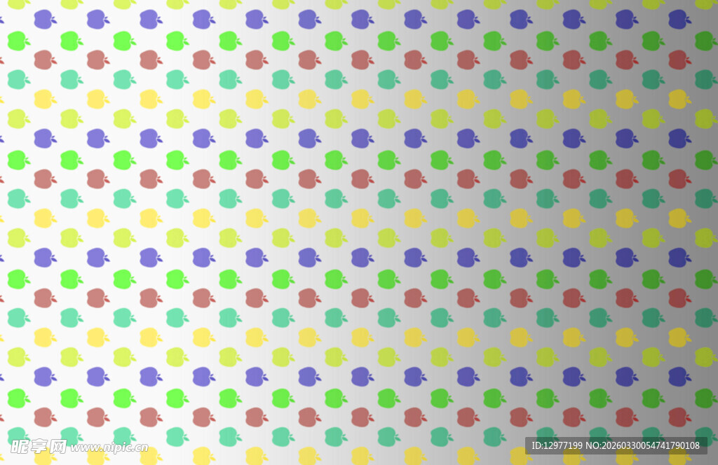 多彩圆点图案背景